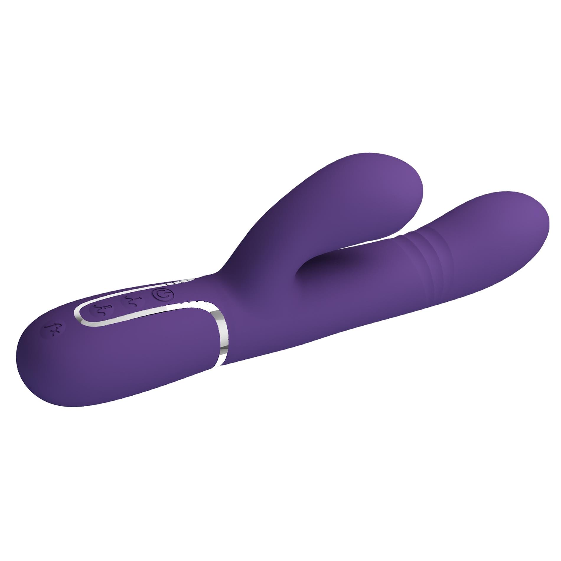 Pretty Love - Mariana Dark Purple, 7 Vibration Functions, 7 Thrusting