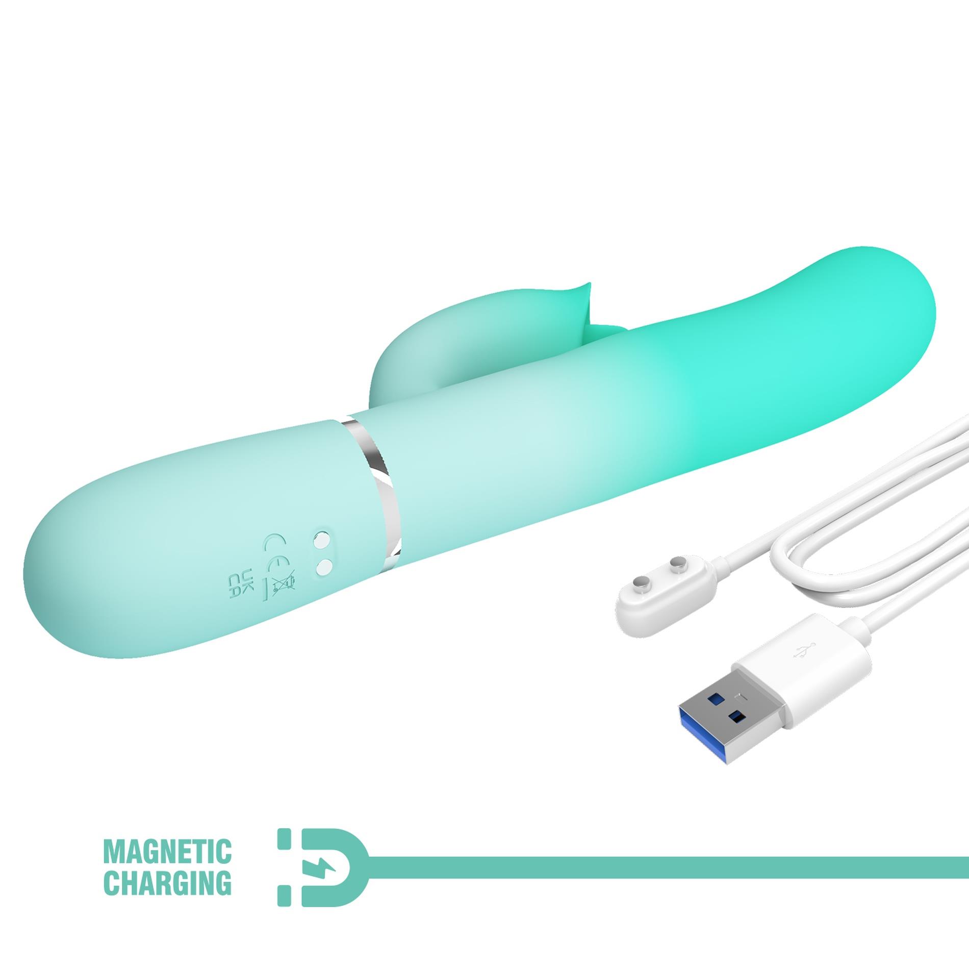 Pretty Love - Gigi,7 Thumping Functions 7 Licking Modes, Silicone