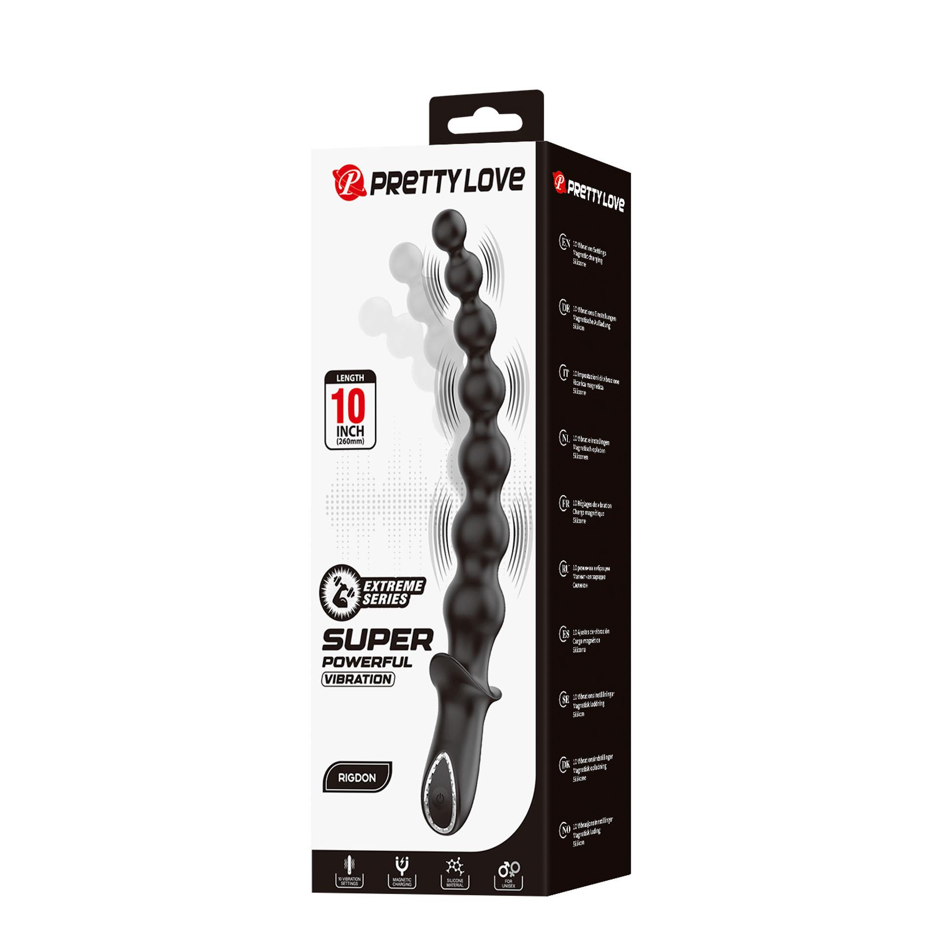 Pretty Love Dedron 10" Vibrating Anal Beads