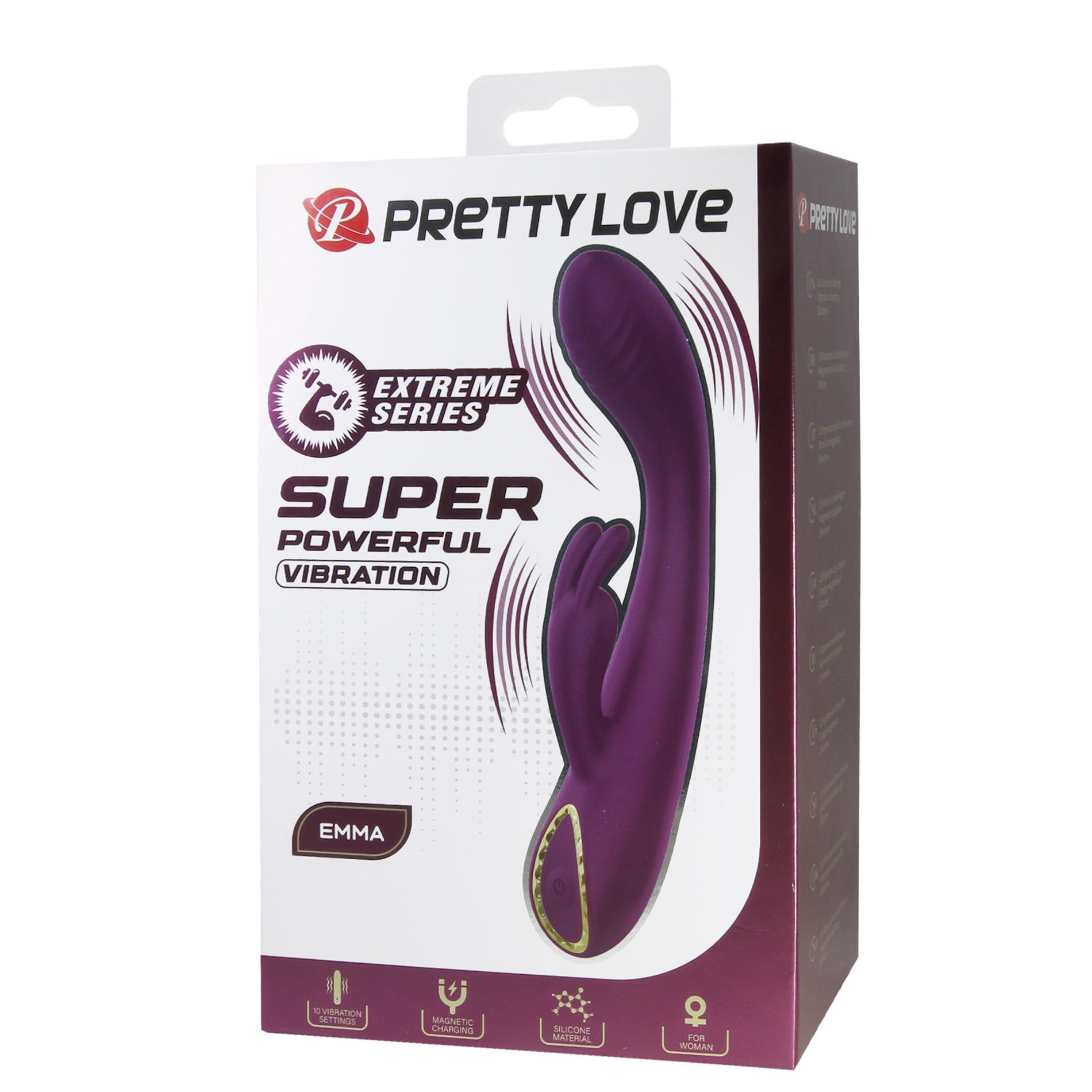 Pretty Love Emma – Powerful Silicone Rabbit Vibrator