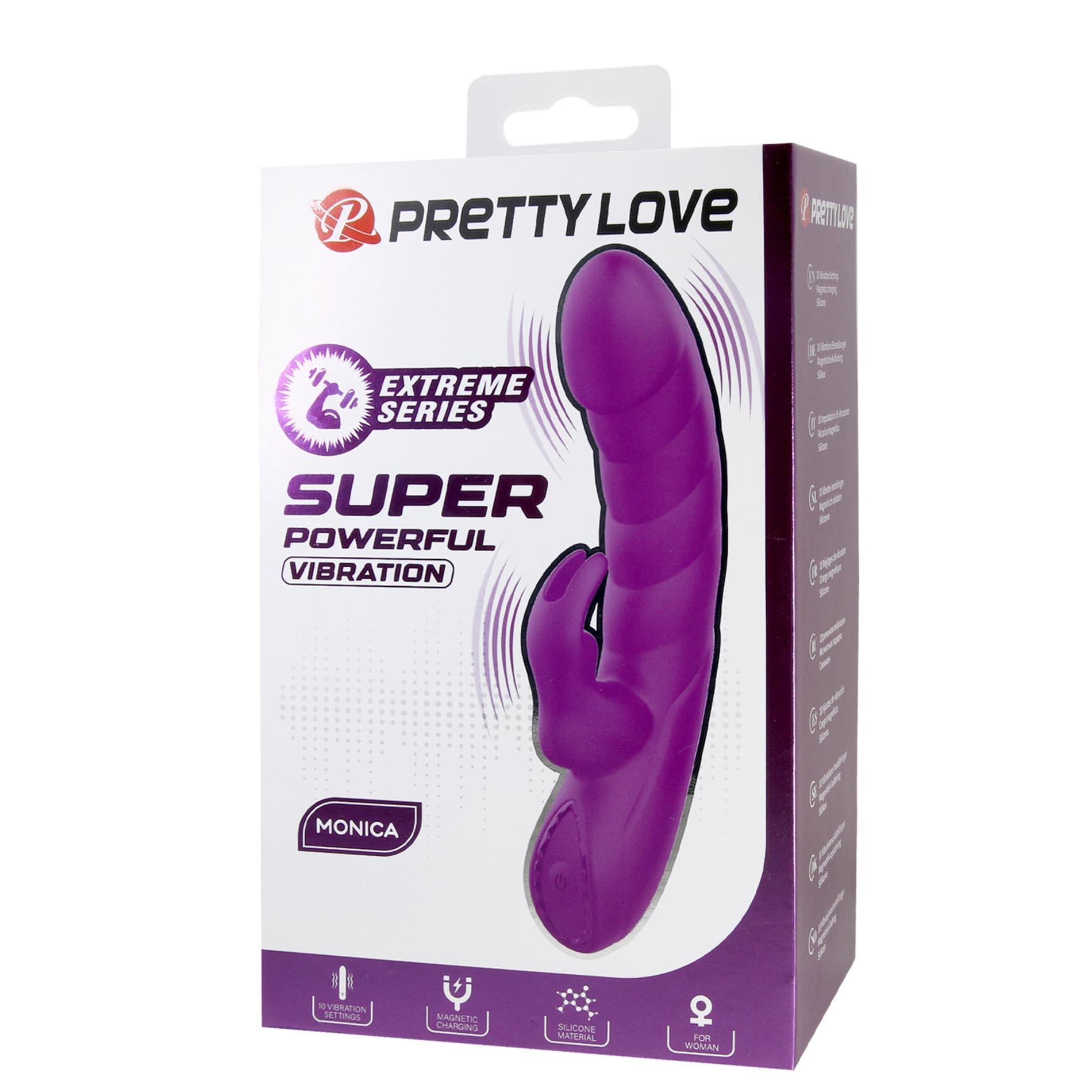 Pretty Love Monica – Powerful Silicone Rabbit Vibrator