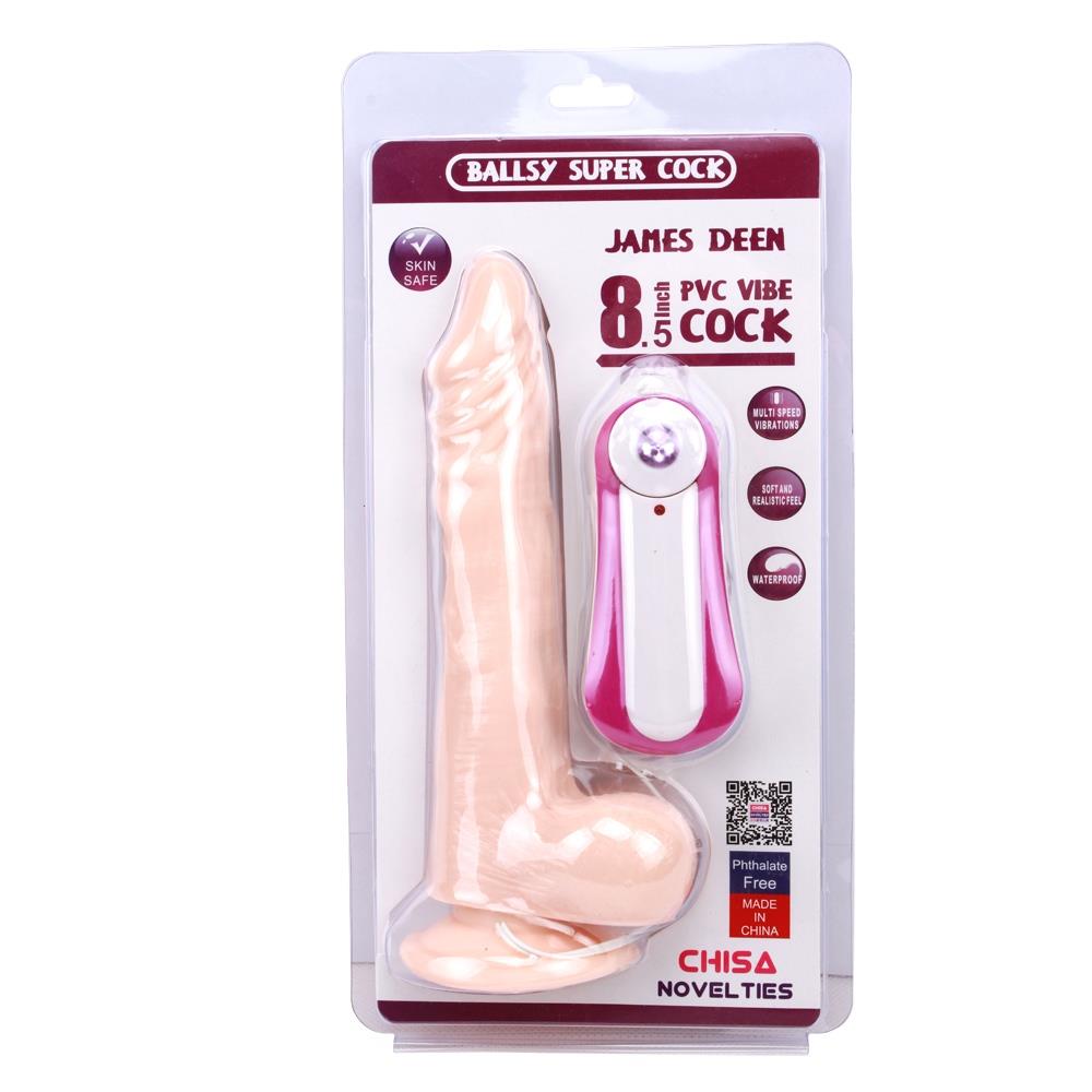 James Deen 8.5"" Vibrating Dildo