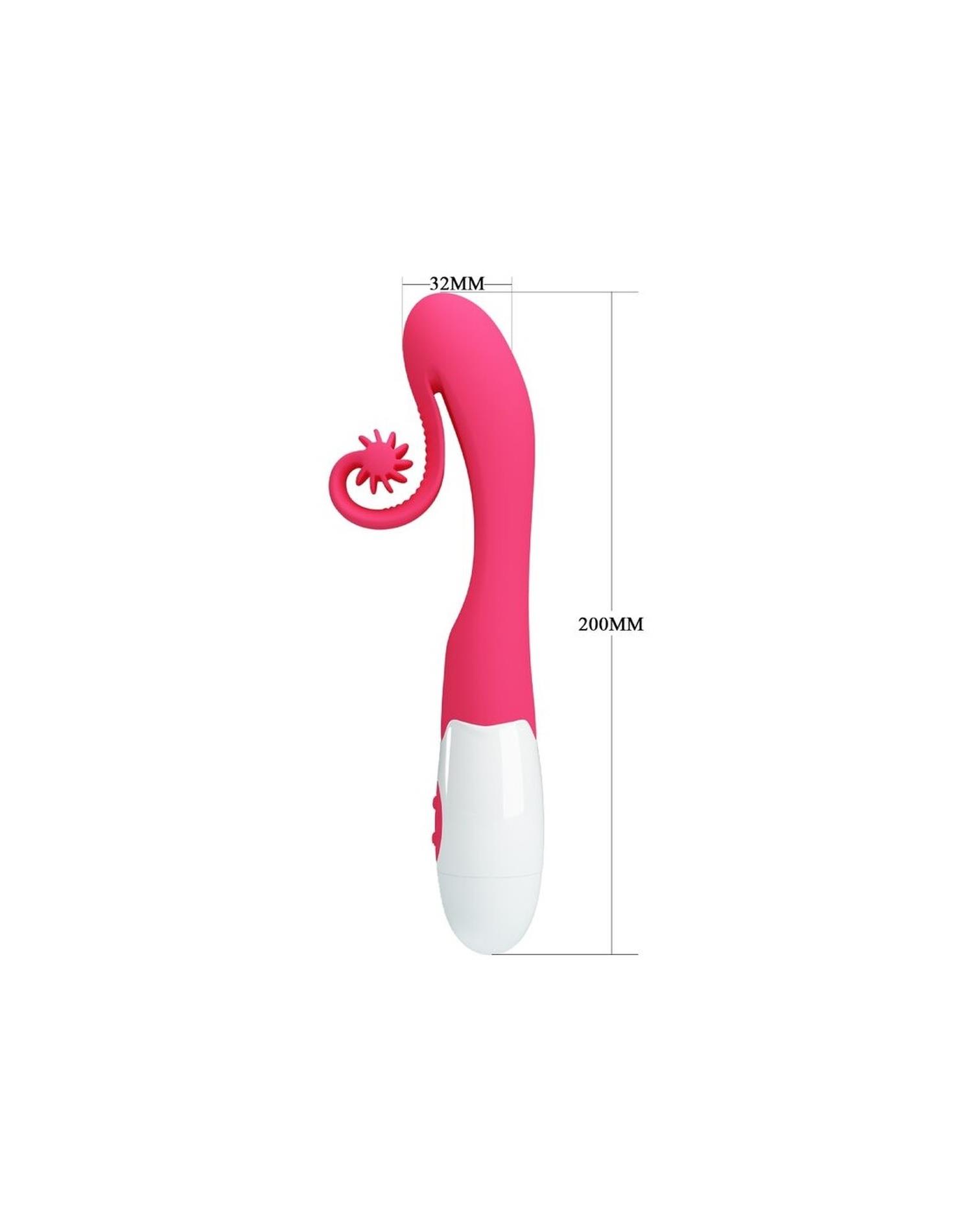 Romance - Pink Vibrator And Stimulator 30 Speeds