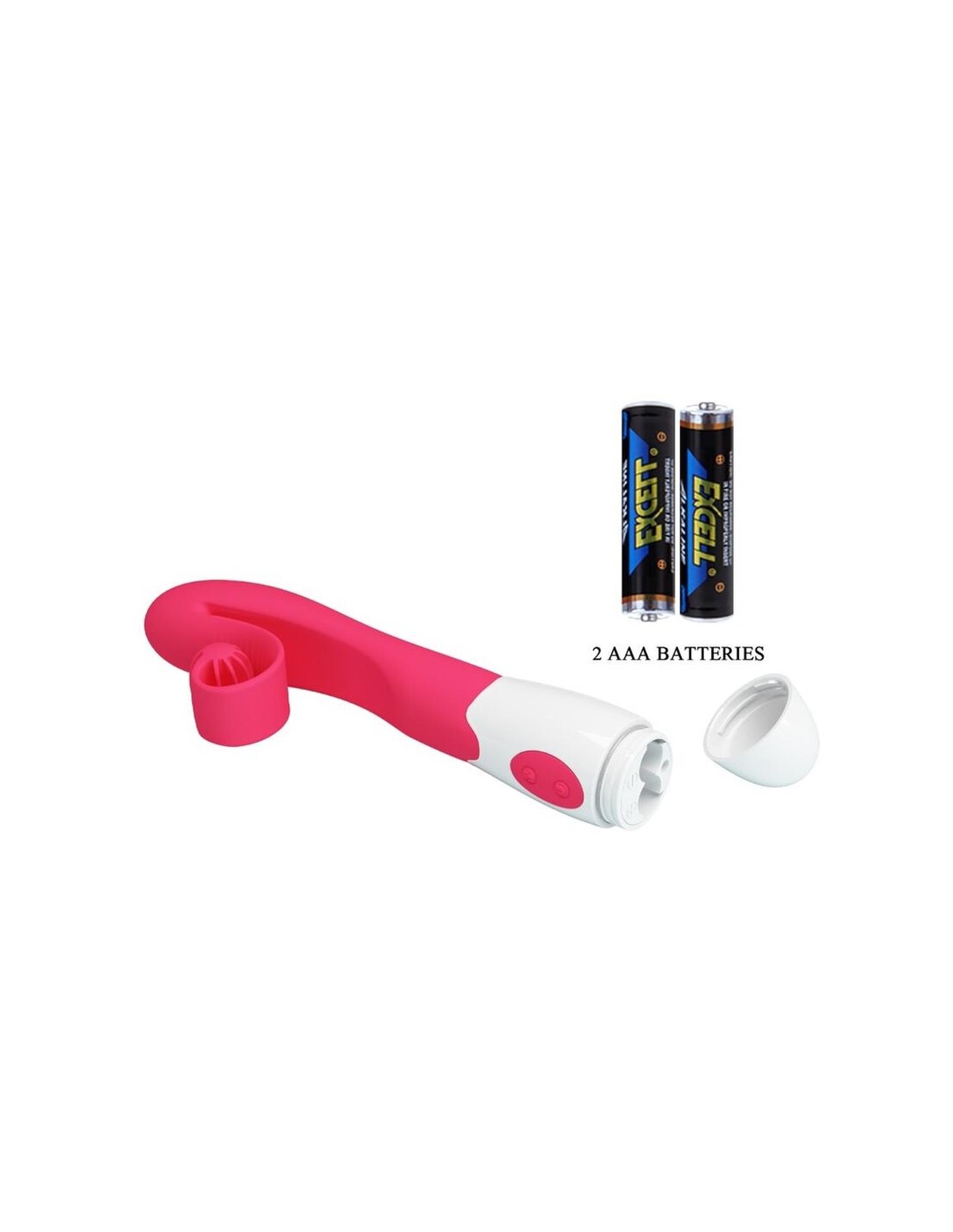 Romance - Pink Vibrator And Stimulator 30 Speeds