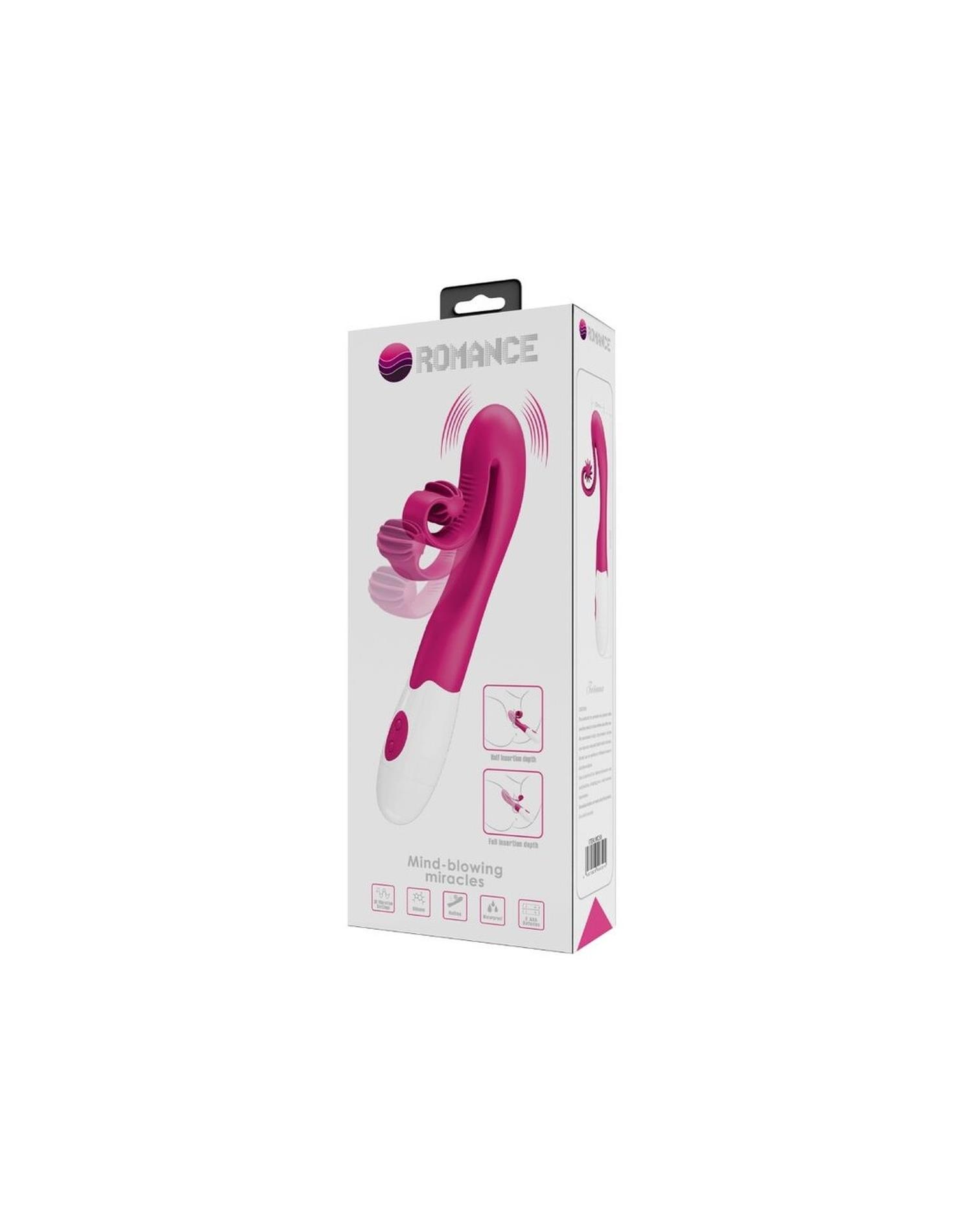 Romance - Pink Vibrator And Stimulator 30 Speeds