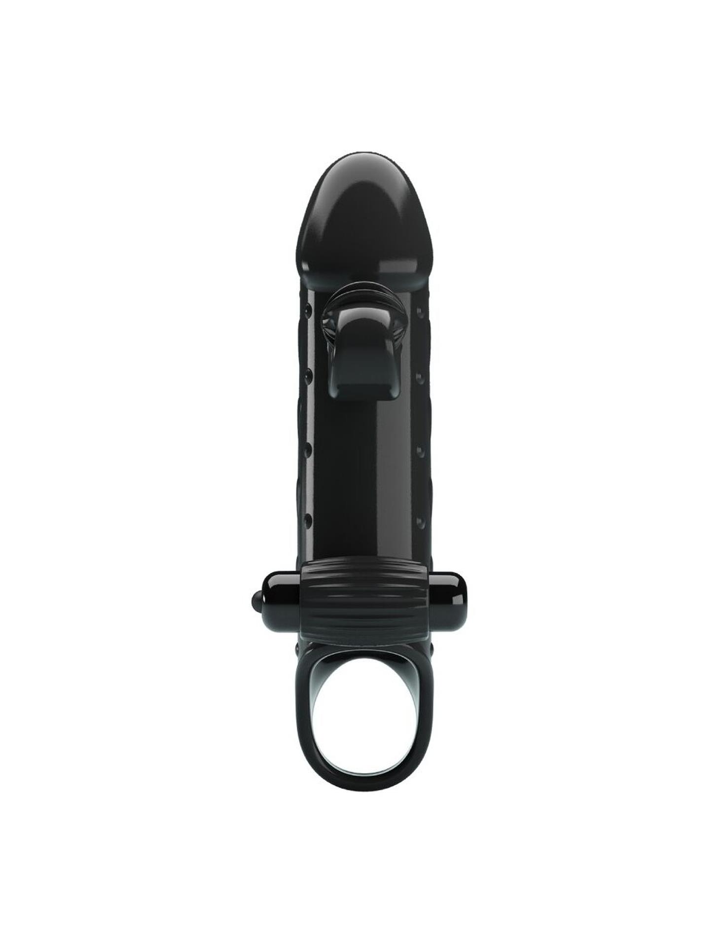 Pretty Love - Romance - Vibrating Penis Sleeve Black