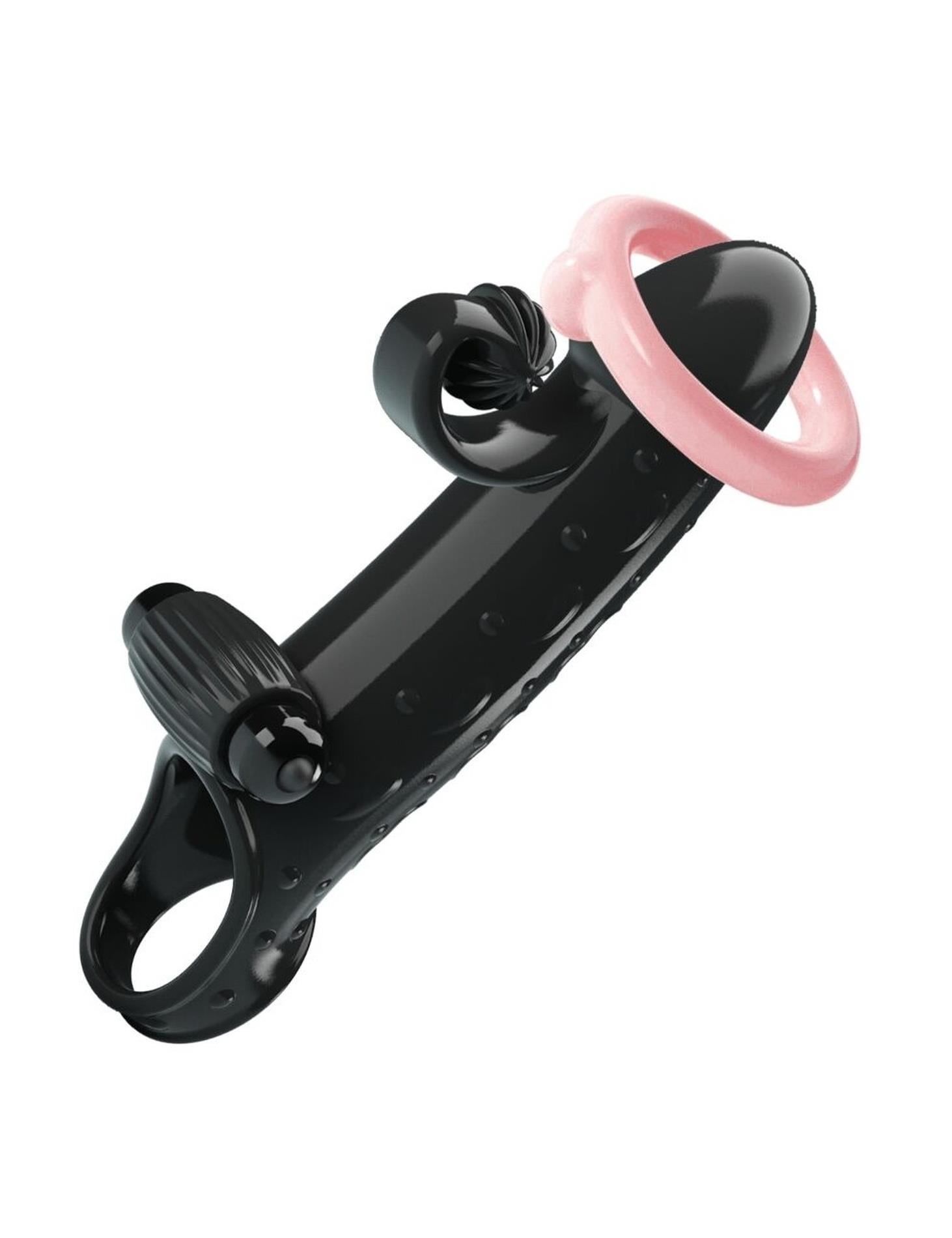 Pretty Love - Romance - Vibrating Penis Sleeve Black
